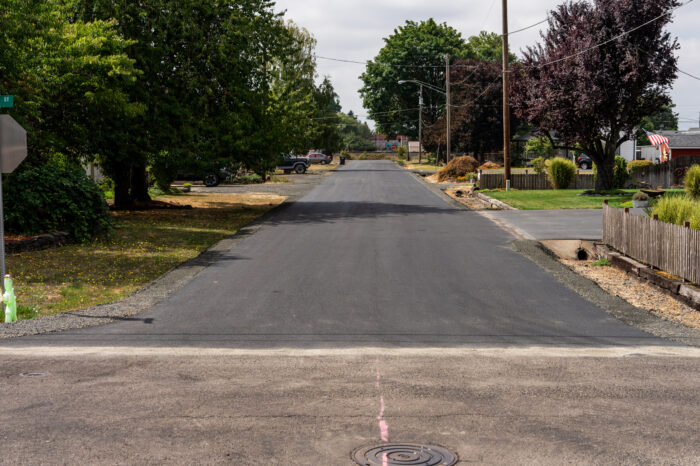 East B Street, Halsey | Asphalt and Excavation | Blackstone Construction