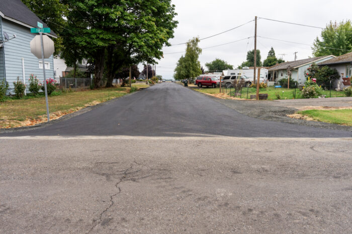 East B Street, Halsey | Asphalt and Excavation | Blackstone Construction